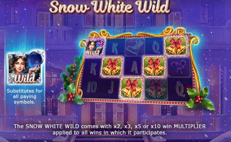 Dear Santa slot game snow wild symbol